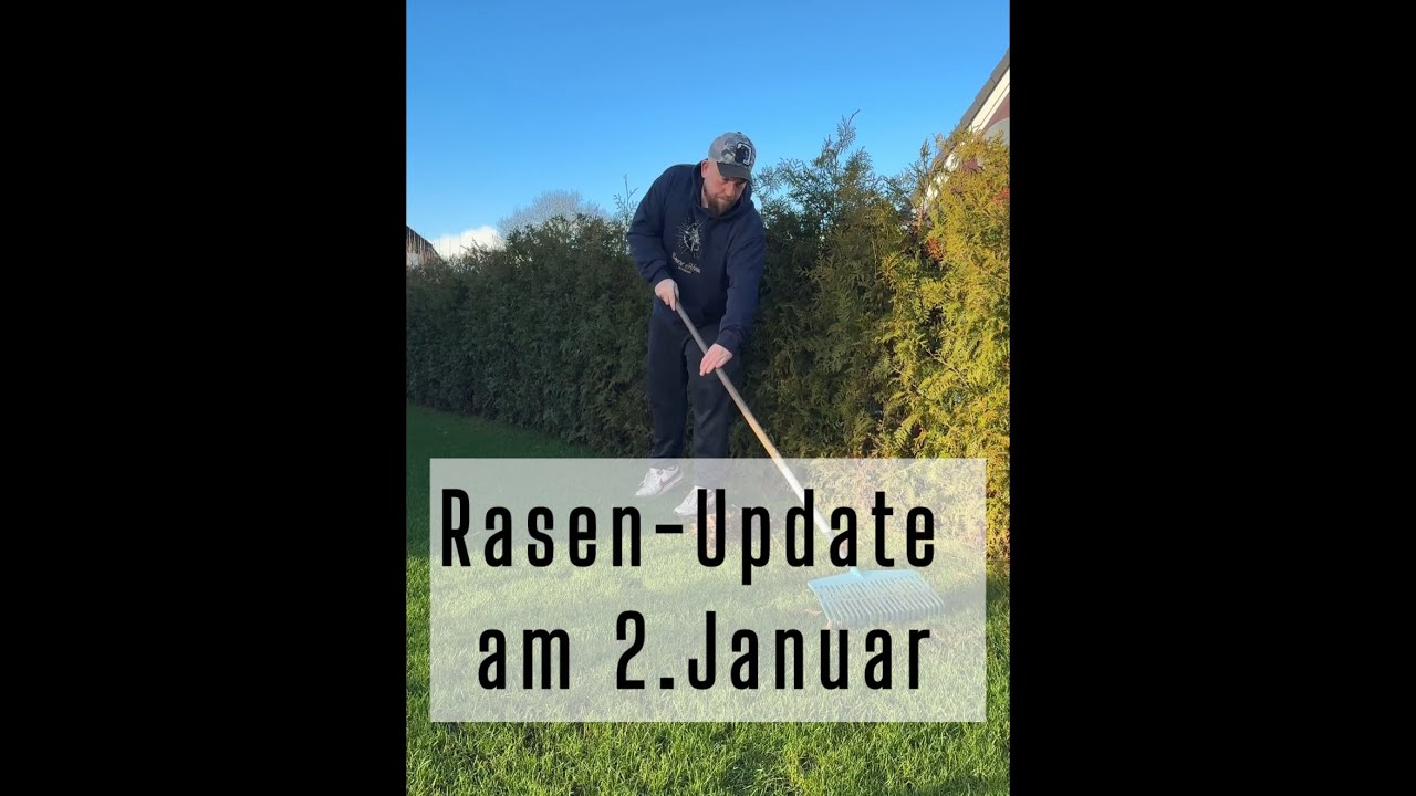 Rasen-Update am 2. Januar: Die ersten Arbeiten im neuen Jahr! 🌱❄️