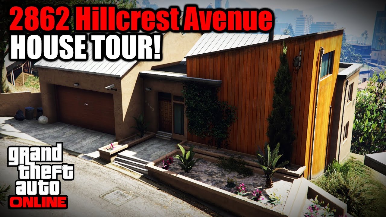 GTA 5 Online - 2862 Hillcrest Avenue House Tour!
