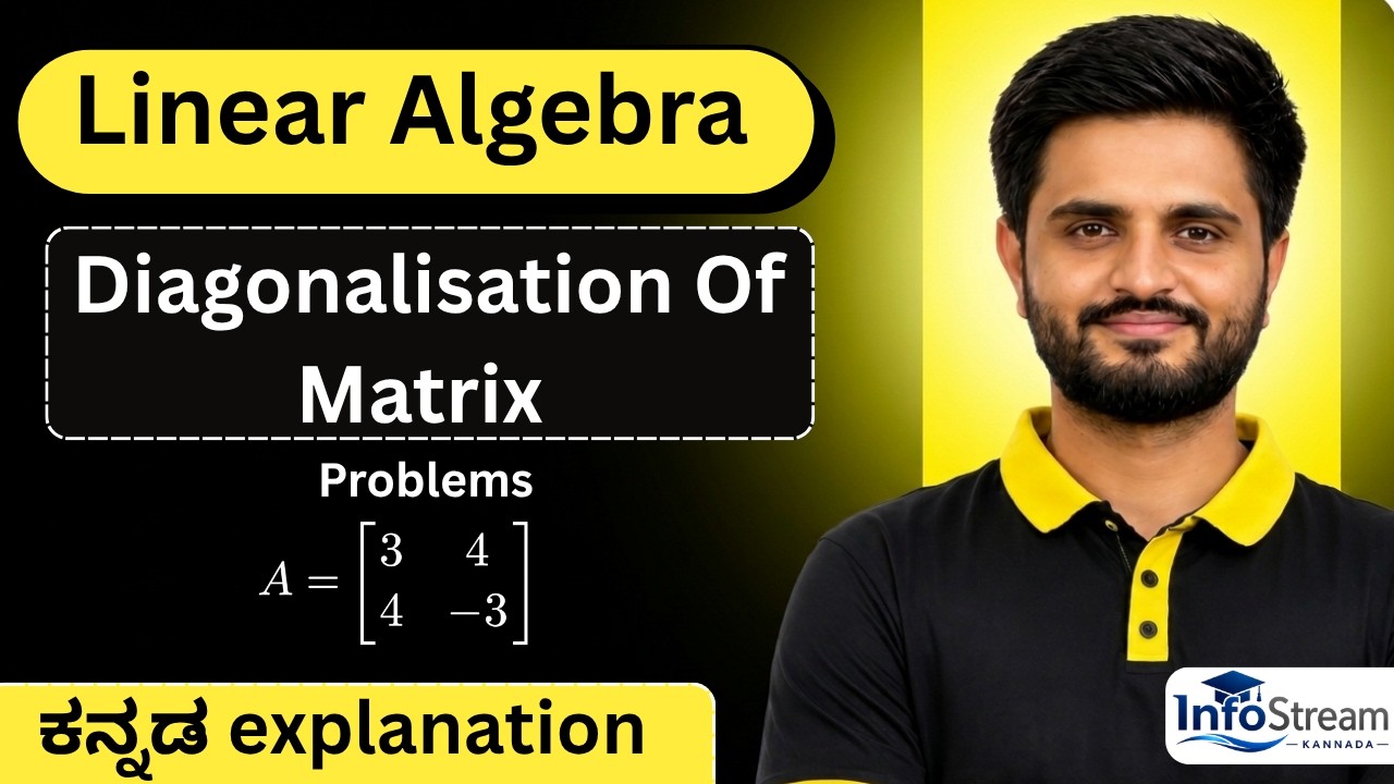 diagonalisation of matrix / modal matrix | Matrices | VTU, All Universities