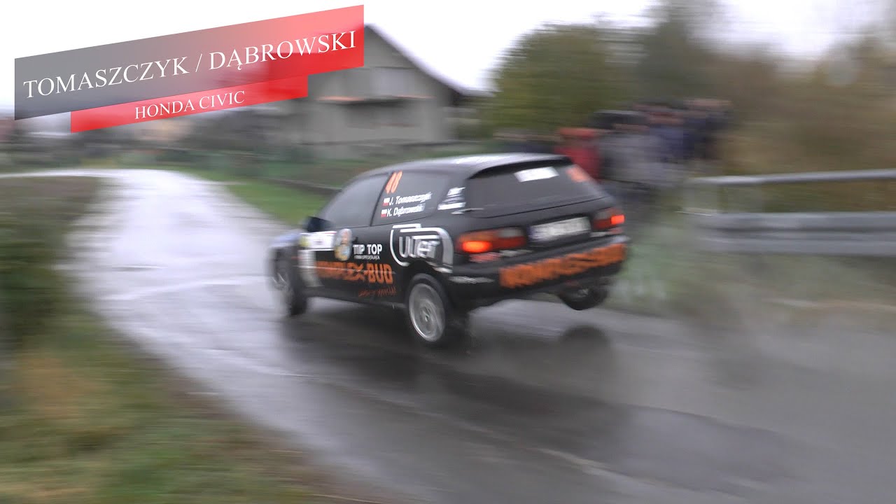 47 Rajd Cieszyńska Barbórka 2023 - Tomaszczyk / Dąbrowski - Honda Civic