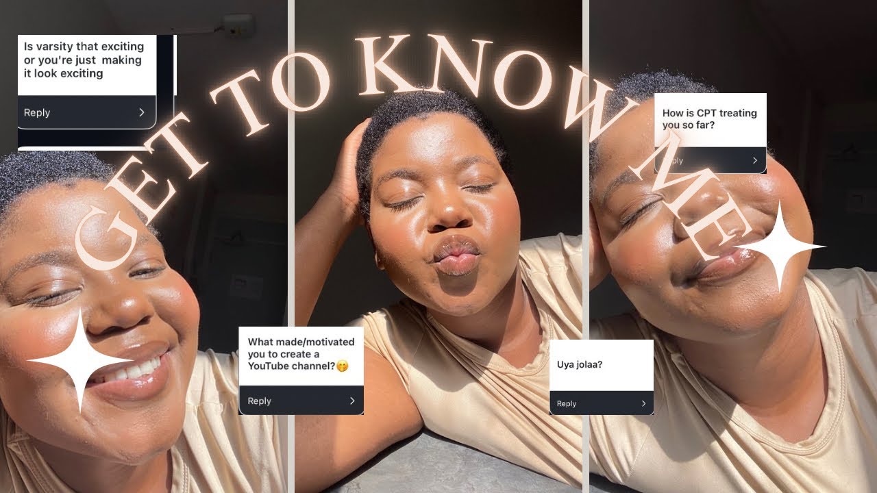 GET TO KNOW ME WHILE I LEARN HOW TO DO MY MAKEUP | SCHOOL | FRIENDS | LOVE LIFE | CAPETOWN