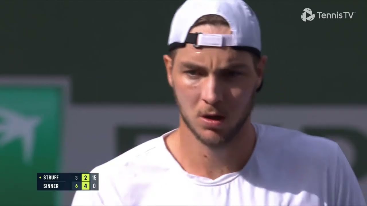 Sinner vs Struff Indian Wells 2024 Highlight