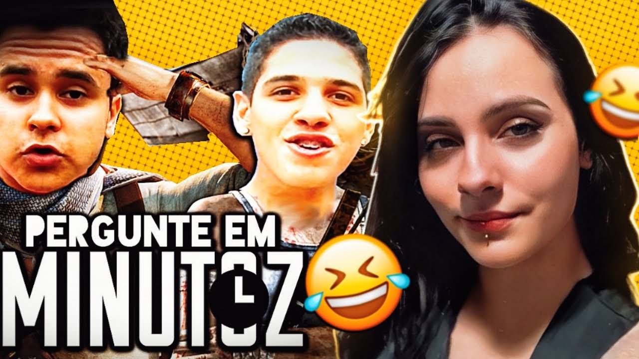 VOLTEI! REACT Pergunte em minutoz #9 (7 minutoz) Lucas e Gabriel!
