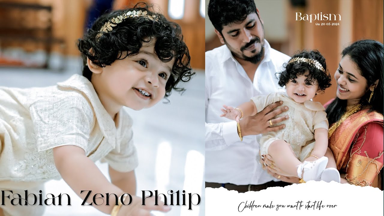 BEST BAPTISM HIGHLIGHTS  FABIAN ZENO PHILIP  FOTOLISA PHOTROGRAPHY 9443994861,9994417261 I NAGERCOIL