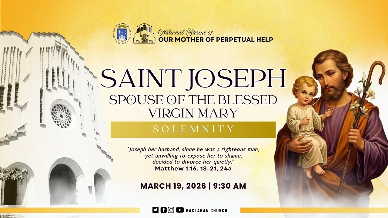 Baclaran Church: Solemnity of Saint Joseph, Spouse of the Blessed Virgin Mary