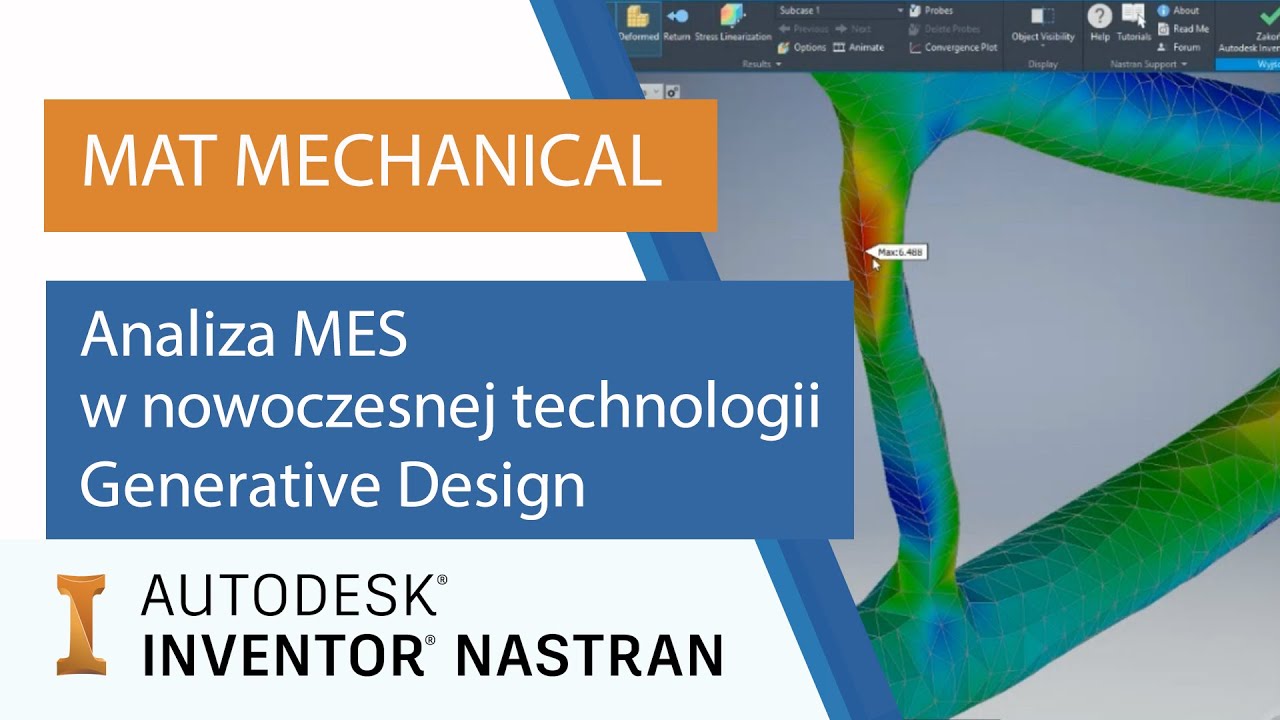 Analiza MES w nowoczesnej technologii Generative Design | MAT Mechanical