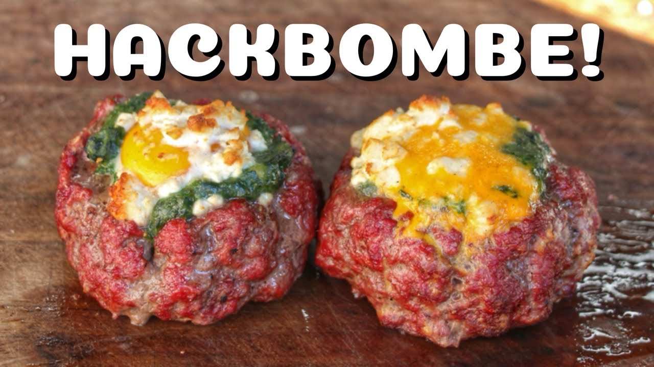 🥩 Diese HACKFLEISCH-NESTER mit EI & FETA sprengen ALLES! 🔥 So hast du noch NIE gegrillt! - 0815BBQ