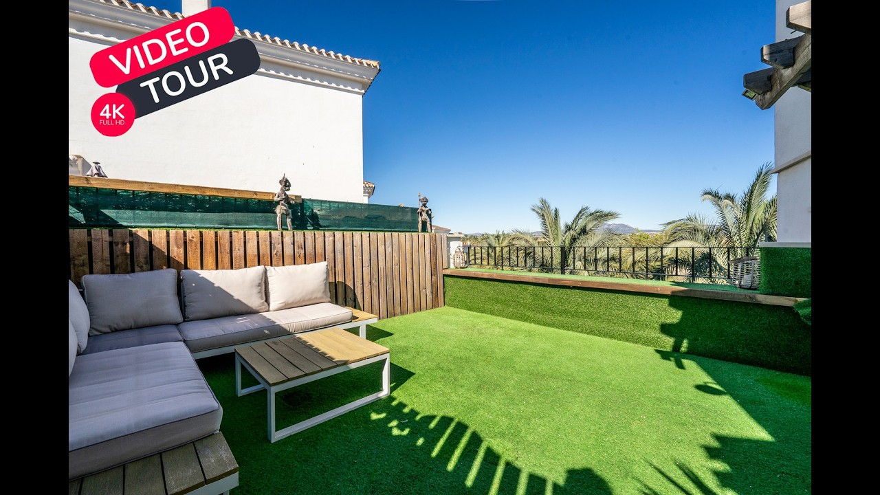 Two bed penthouse apartment with pool and golf views on la torre golf resort - 185,000 Euros