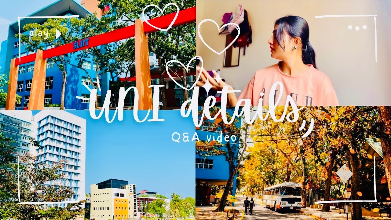 Uni details Video(සිංහල)🌷| Q&A Video| SLIIT | About My Uni Life🌷#sliit#aesthetic#fyp