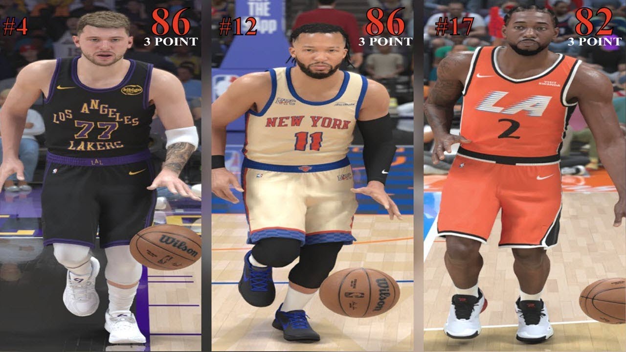 NBA 2K26 - Забить трёхочковый бросок, играя за 20 лучших игроков НБА