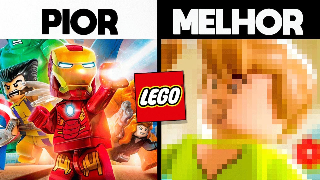 Qual o MELHOR JOGO LEGO? - TODOS Os Jogos LEGO do PIOR ao MELHOR