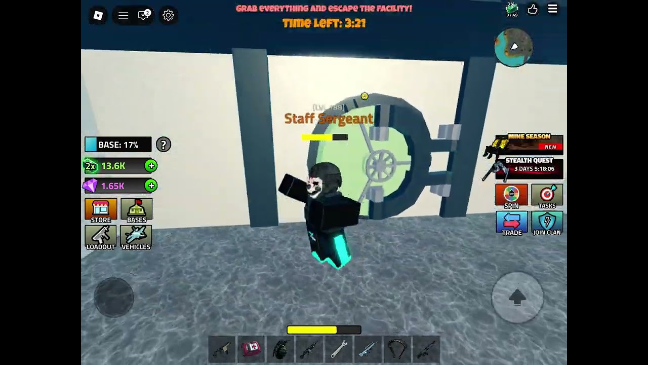 Robbing a bank