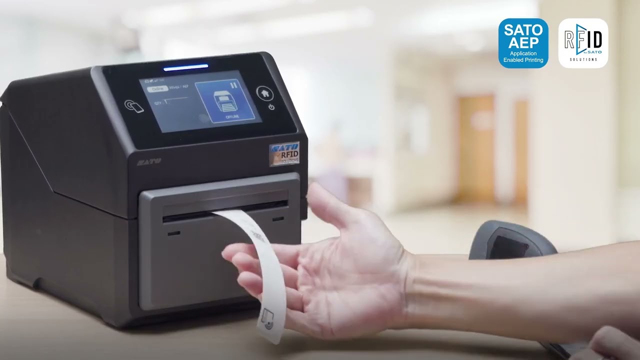 SATO RFID UHF Wristband Application