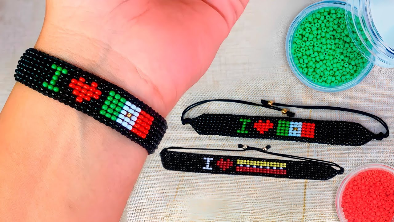 PULSERA EN TELAR ~ TE ENSEÑO PASO A PASO 🇲🇽🇻🇪