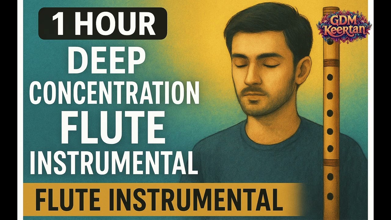 1 Hour Deep Concentration Music | काम और पढ़ाई में फोकस बढ़ाने वाला शांत इंस्ट्रूमेंटल | GDM Keertan