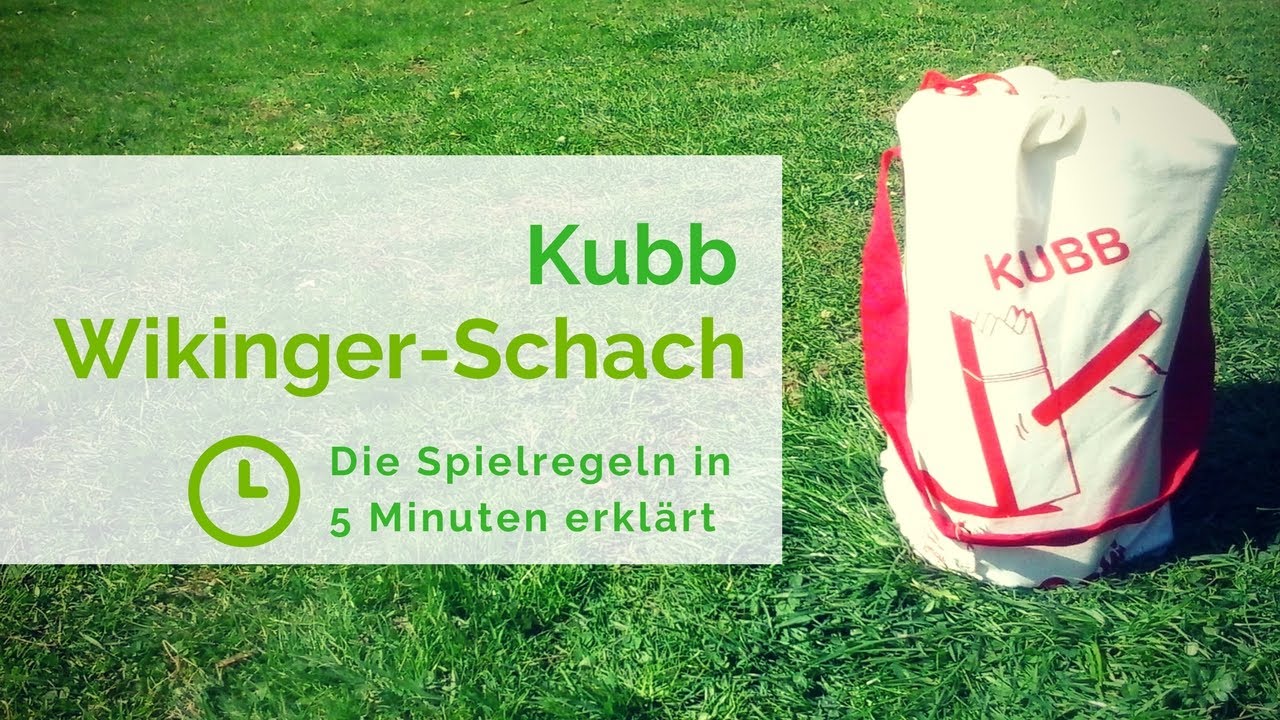 Wikinger Schach Kubb: Spielregeln in 5 min erkl&auml;rt