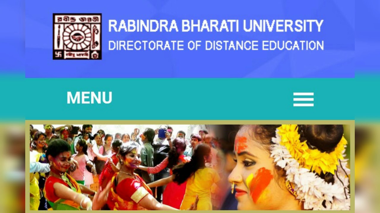 Details information regarding Online admission in M.A (Distance) from Rabindra Bharati University