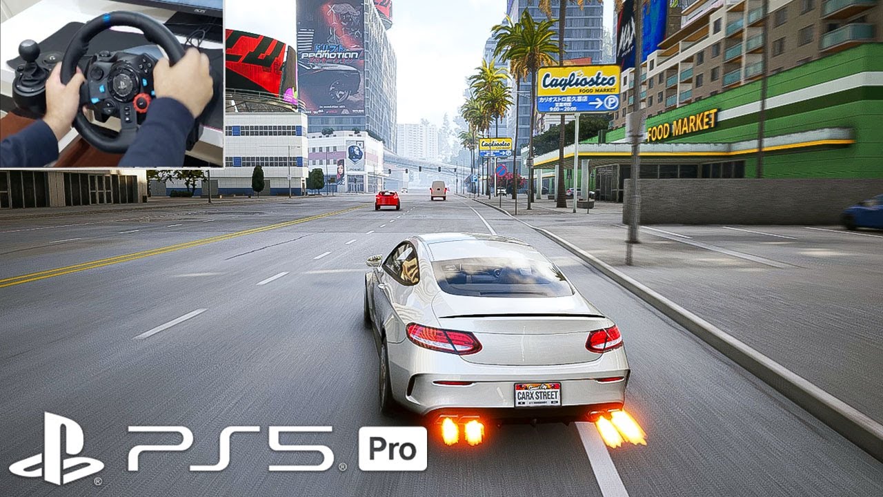 Mercedes AMG C63 Coupe | CarX Street PS5 PRO | Logitech G29 Steering Wheel Gameplay
