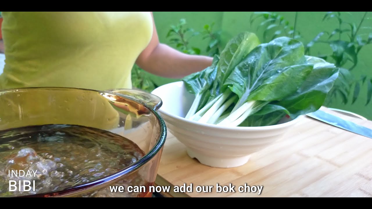 Adobong Pechay (Bok Choy Adobo ni Inday Bibi) Chinese Cabbage . How it's made
