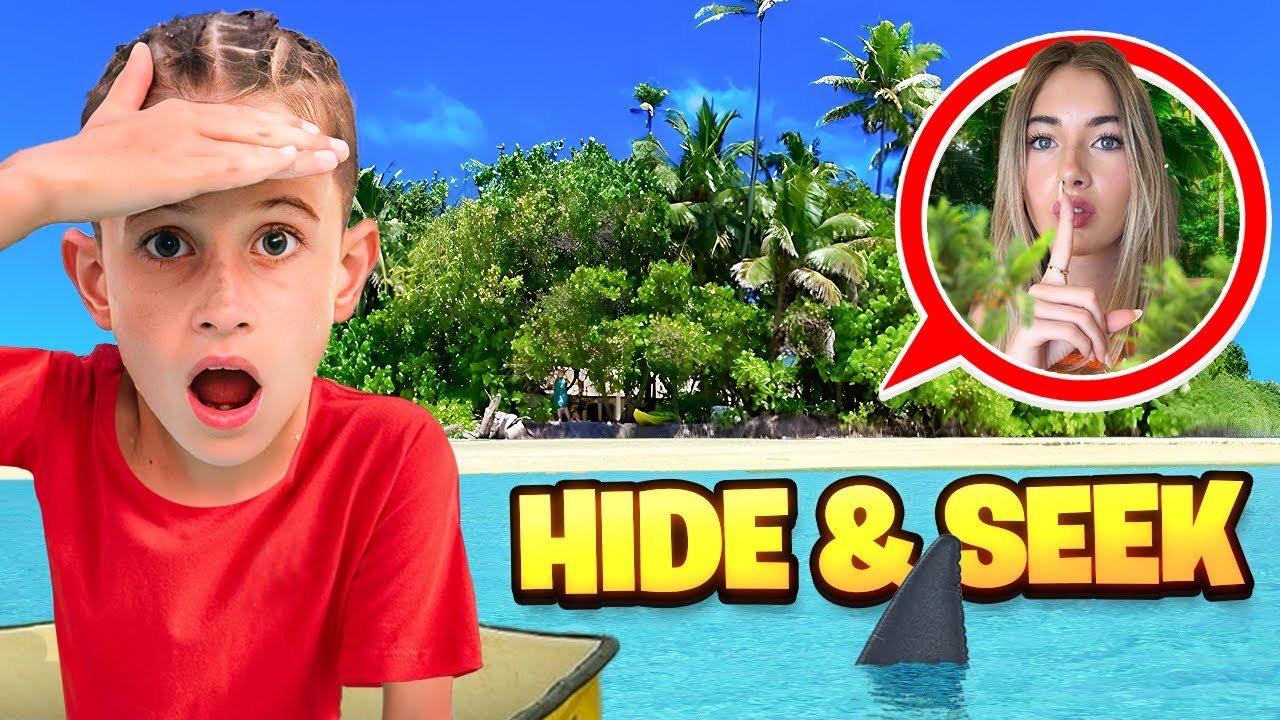 EXTREME HIDE & SEEK ON ISLAND! *100 KIDS EDITION* 😱🏝️