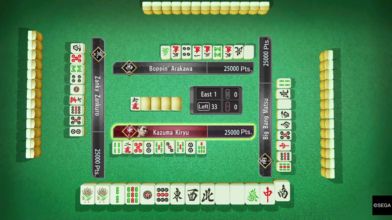 YAKUZA 0 Mahjong Yakuman