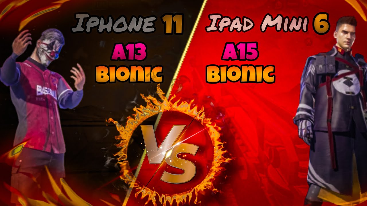 IPAD Mini 6 A15 Bionic Vs iPhone 11 A13 Bionic PUBG COMPARISON🔥|| TDM M416 ONLY | Can I Win😱