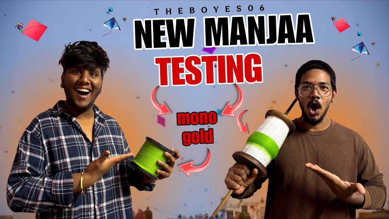 NEWW MANJA TESTING 🪁🪁 || Theboyes06 #monokitefighter #kiteflying #youtube 