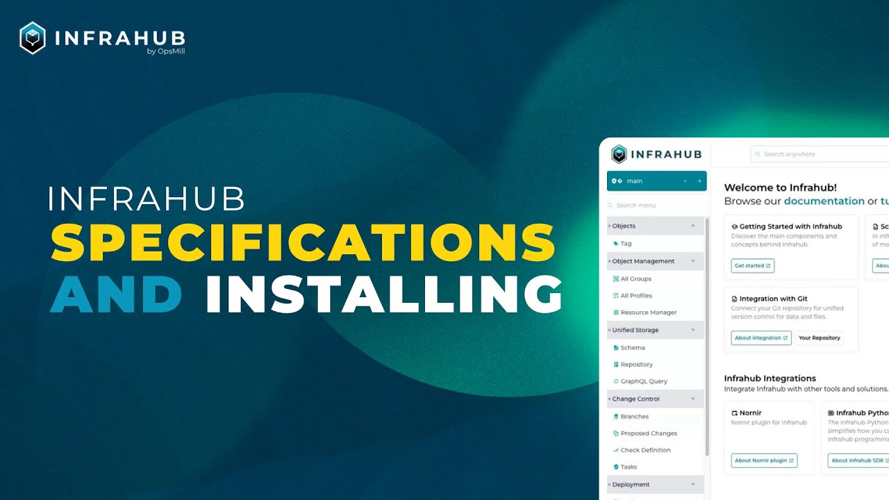 Infrahub - Specifications and Installing