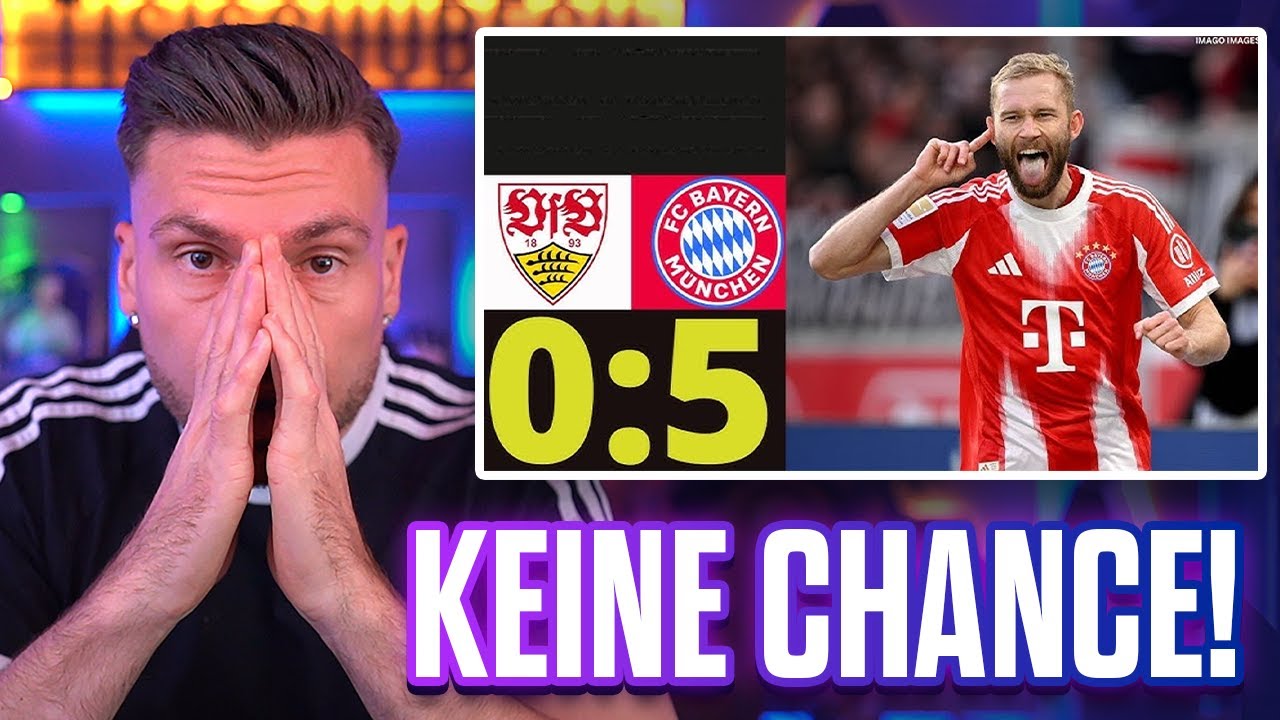 KOMPLETTE DEMÜTIGUNG 💀 VfB vs BAYERN 0:5 REALTALK 😱 Tisi Schubech Stream Highlights