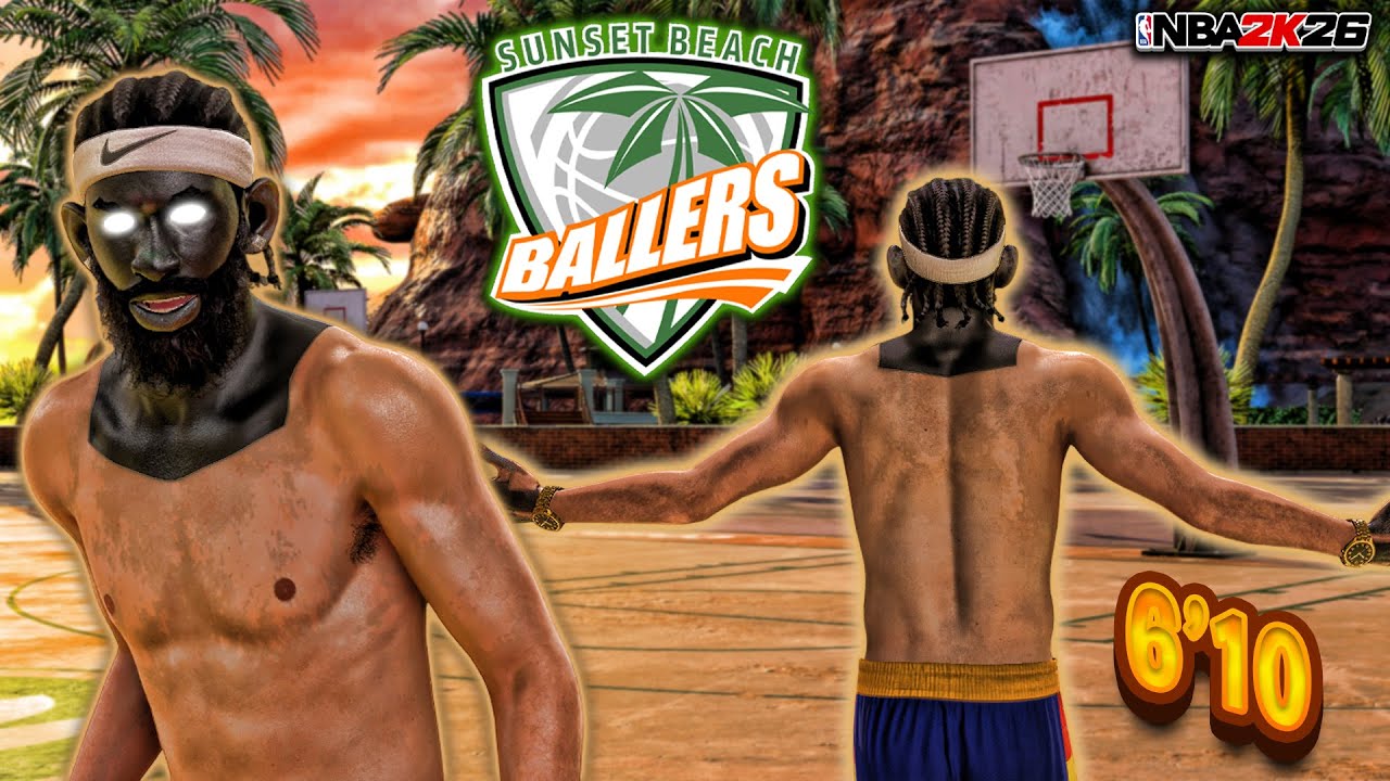 6'10 DEMIGOD BUILD RETURNS TO SUNSET BEACH IN NBA 2K26 | BEST BUILD AND DRIBBLE MOVES!