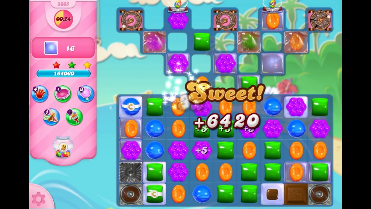 Candy Crush Saga - Level 3008 ☆☆☆