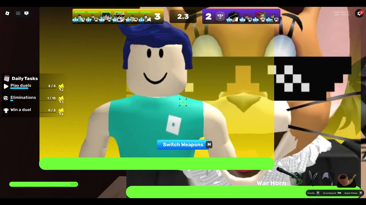 playing with my fav yt bloxxy