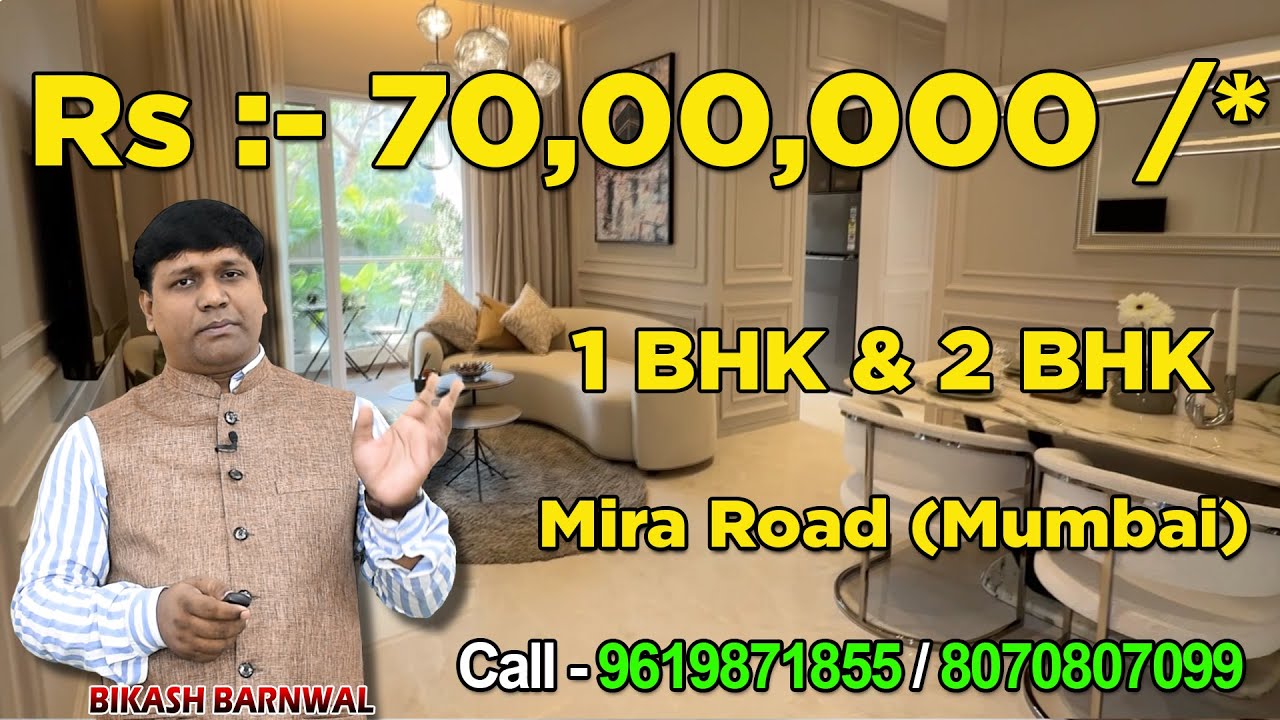 Luxury 1 BHK & 2 BHK Flat Tour For Sale On Prime Location Mira Road #home