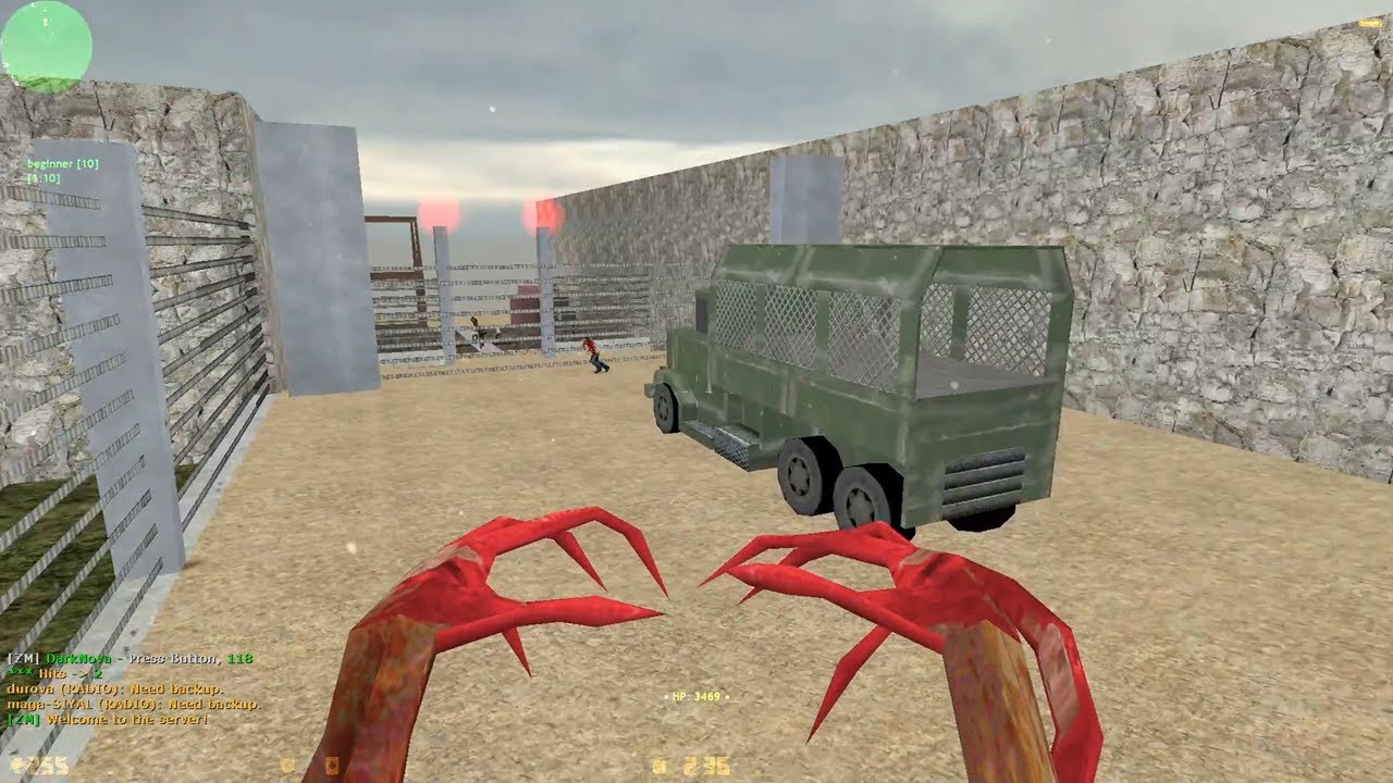 Counter Strike 1.6 ZMRush Zombie Biohazard