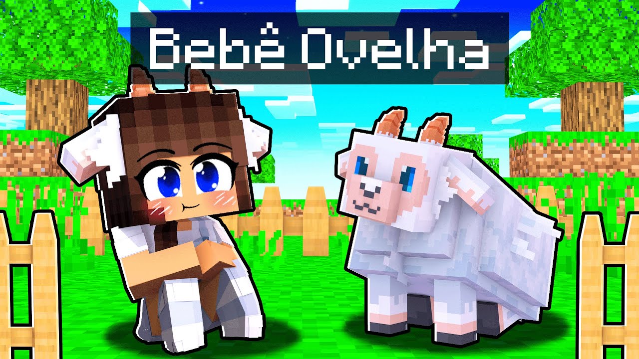 JOGANDO como BEBÊ OVELHA no Minecraft ◂Miika▸