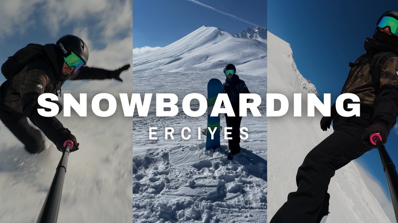 Snowboarding in Erciyes: Develi Gate slopes were perfect!