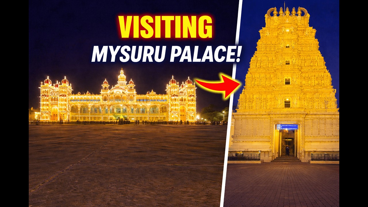 Mysuru Palace 🏰 & Trinesvaraswamy Temple Darshan | Royal Karnataka Travel Vlog | Full Tour & History