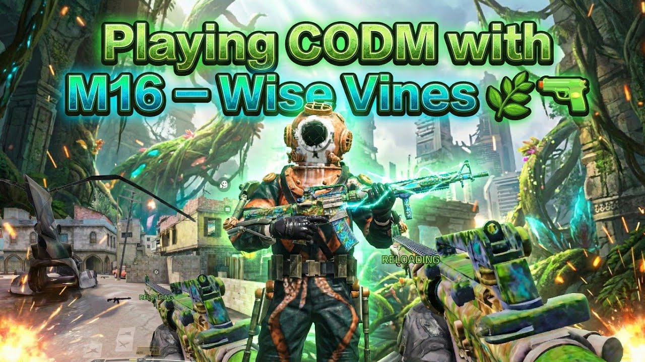 Playing CODM with M16 – Wise Vines 🌿🔫