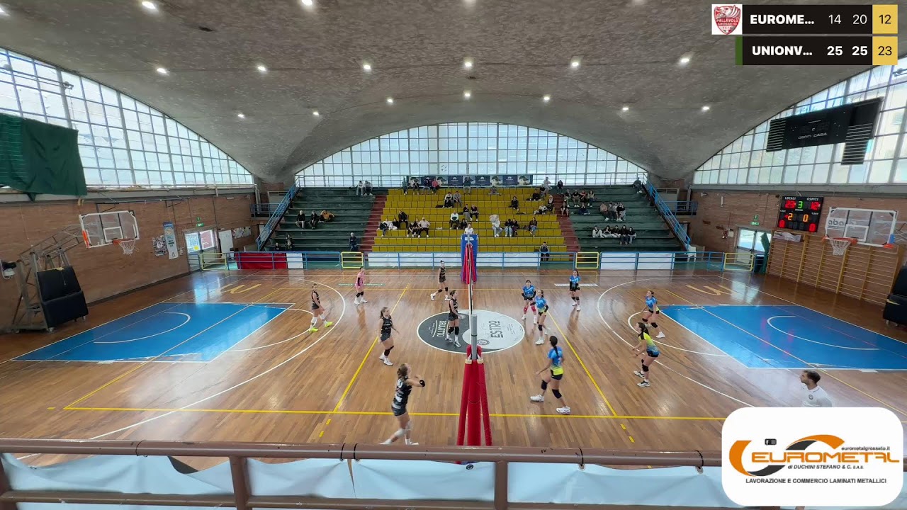 Live alimentato dall'app Swish LiveEUROMETAL GR VS UNIONVOLLEY