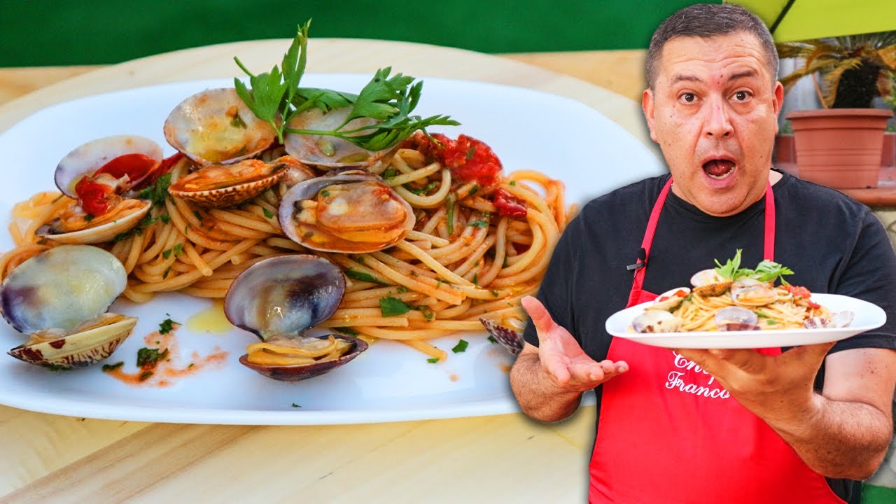 SPAGHETTI ALLE VONGOLE con POMODORINI - La Ricetta per Ferragosto