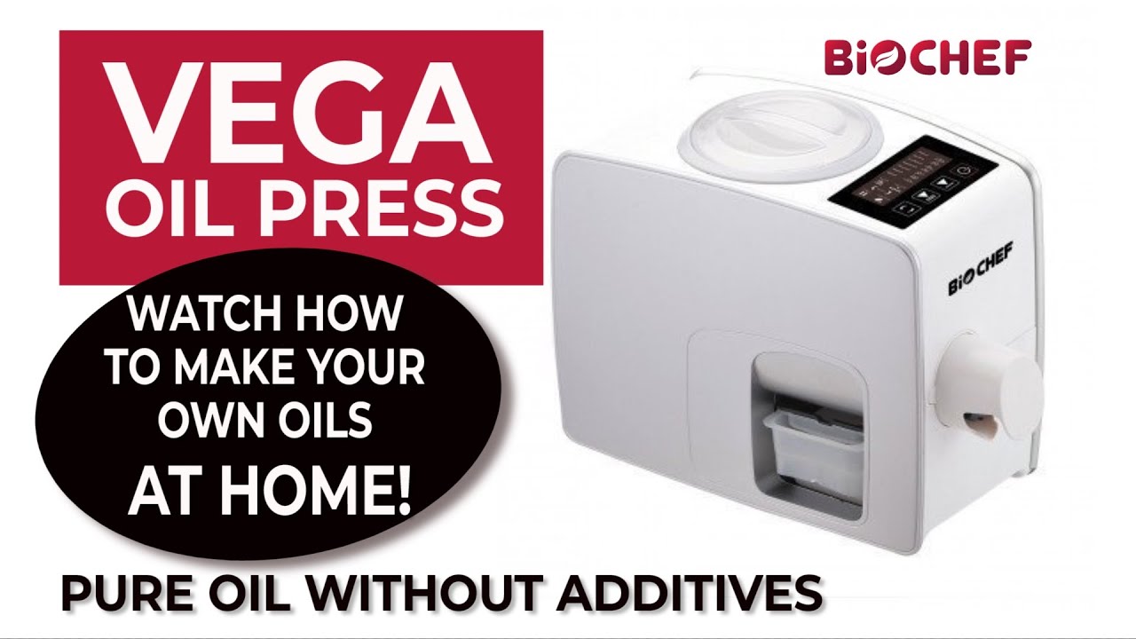BioChef Vega Oil Press. Oil extraction at home