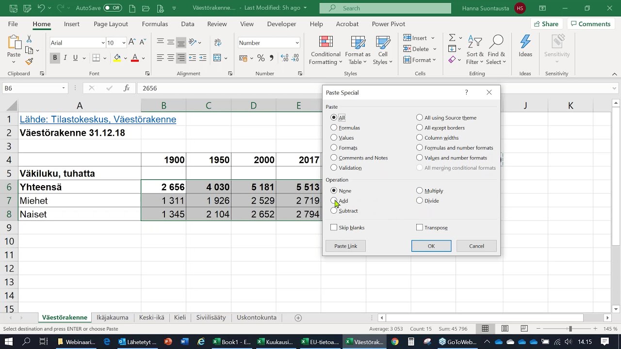 30 Excel vinkkiä 45 minuutissa – Tieturi webinaari