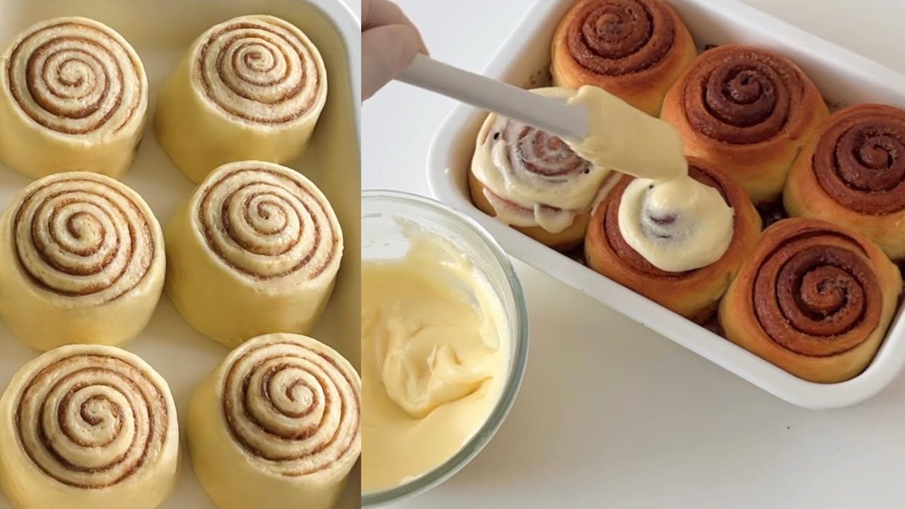 시나몬 안 좋아하는 사람까지 사랑하게 된 무조건 맛있는 시나몬롤 레시피🤎 cinnamom roll 홈베이킹