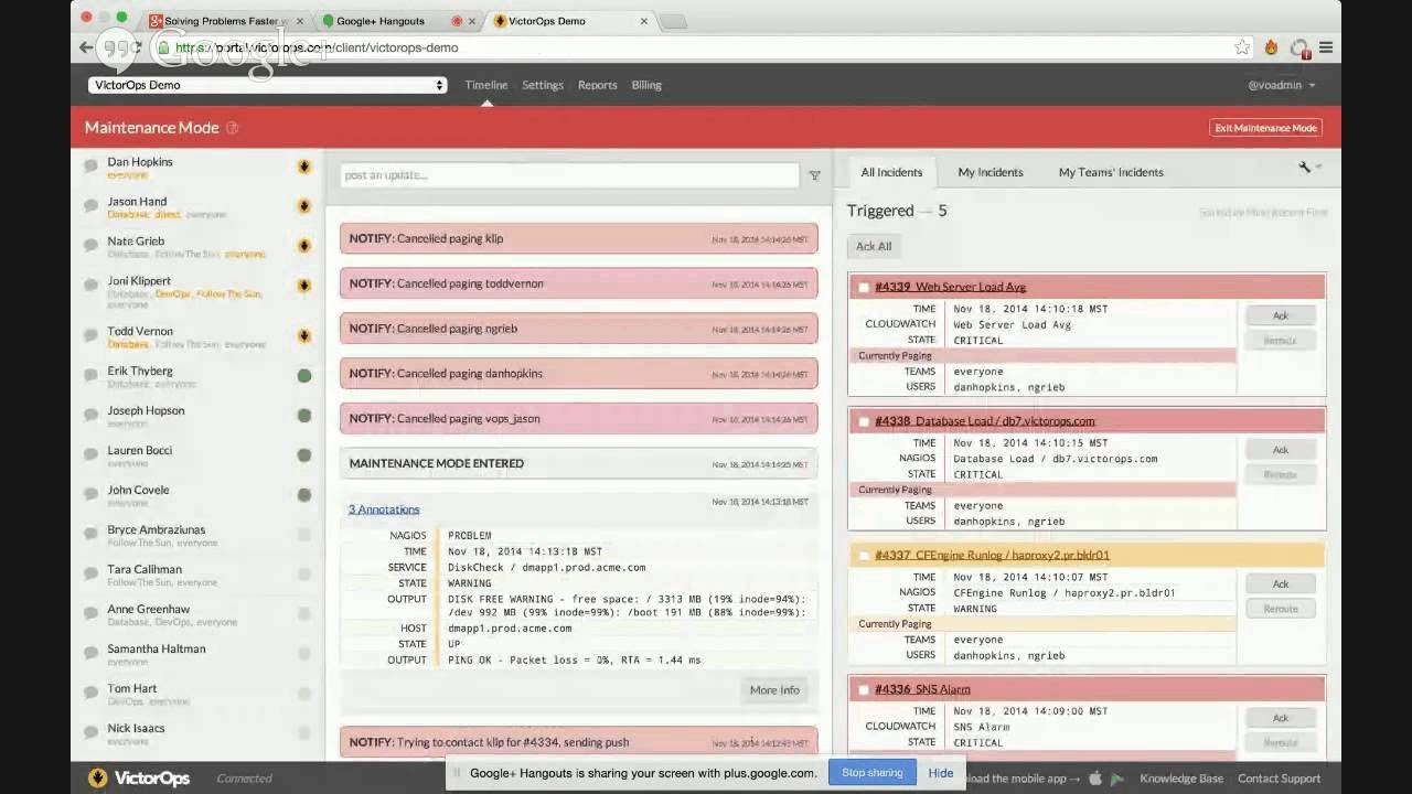 Solving Problems Faster with VictorOps