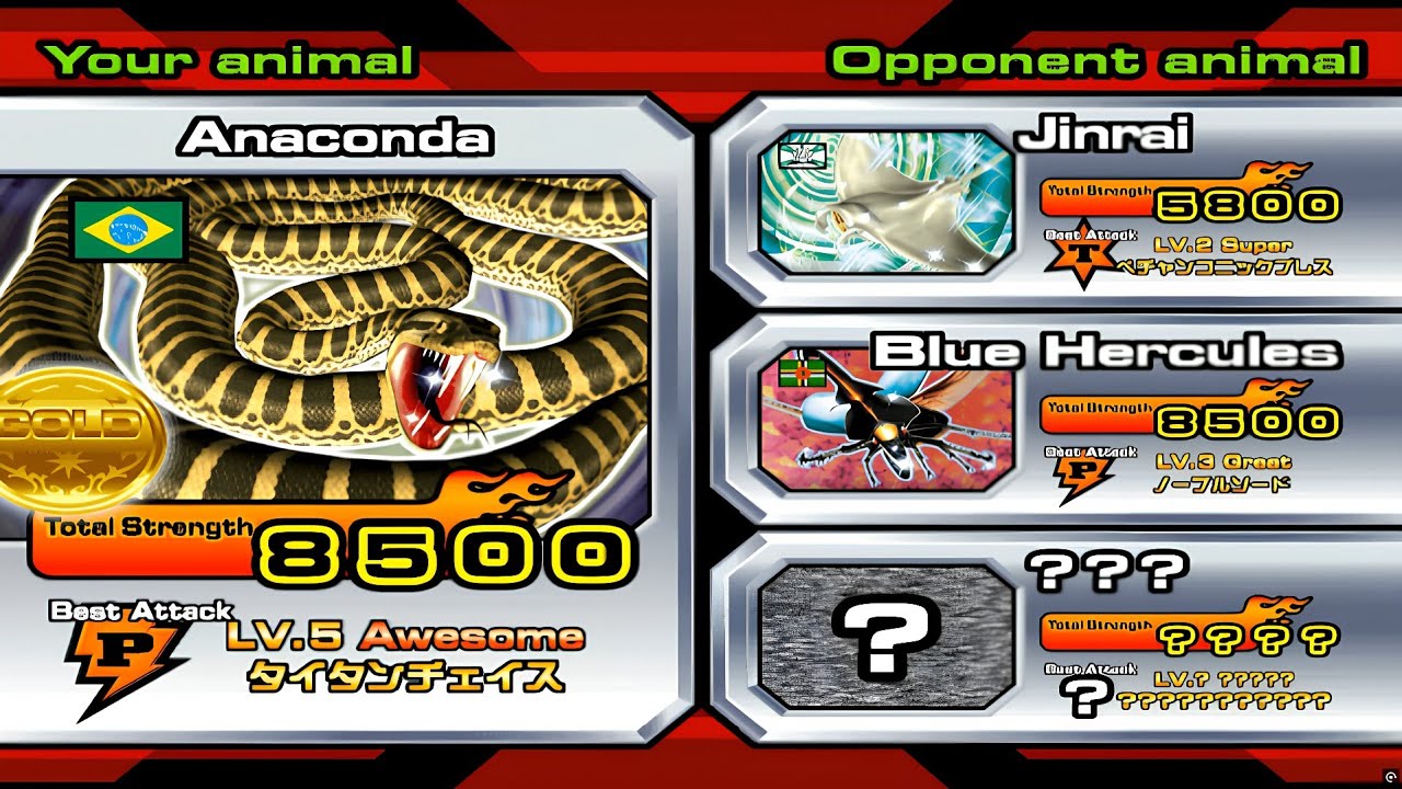 (Anaconda) Animal Kaiser Version 1 (Strong Mode) - Gameplay PC [4K 60FPS Max Settings]
