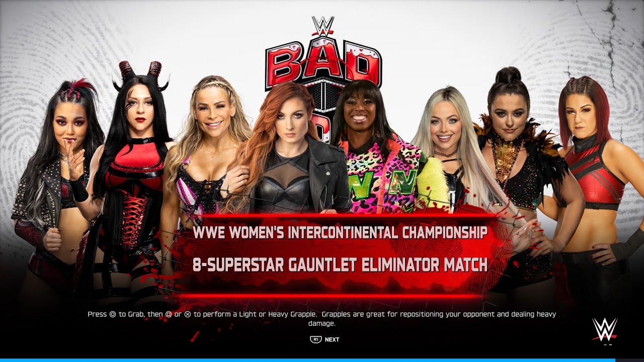 WWE 2K25 Женский межконтинентальный чемпионат, Гаунтлет Элминатор