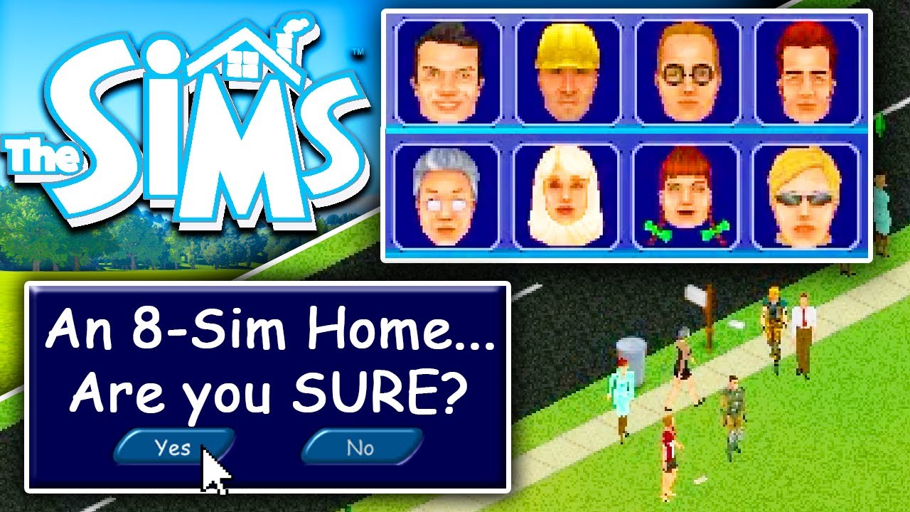 The Sims 1, Семья на 8 симов...