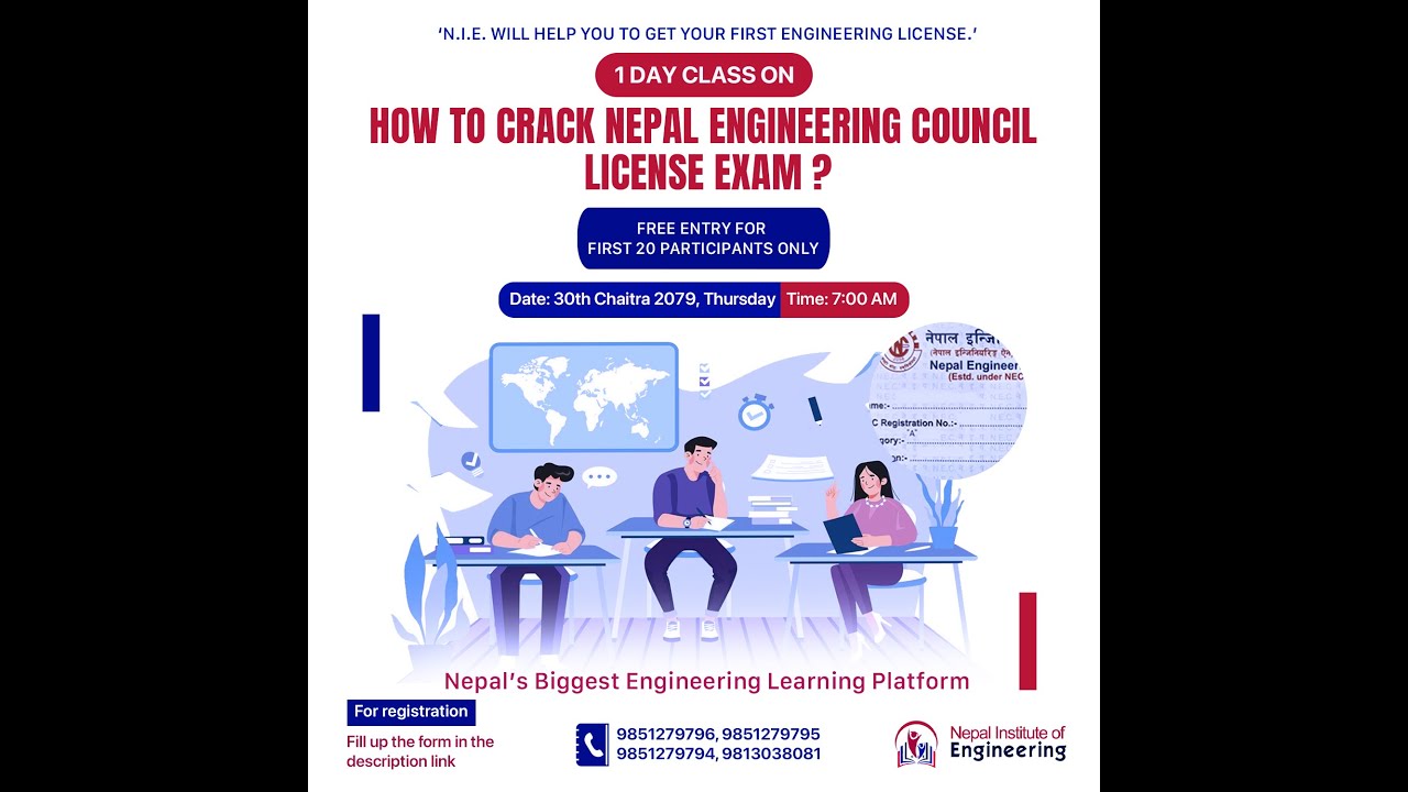 How to Crack Nepal Engineering Council License Exam for Engineering? Online Session by N.I.E.