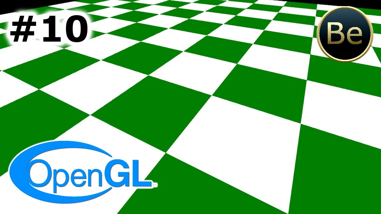 OpenGL - Урок 10 - Первые шаги в 3D. Учимся осматриваться - управление камерой.