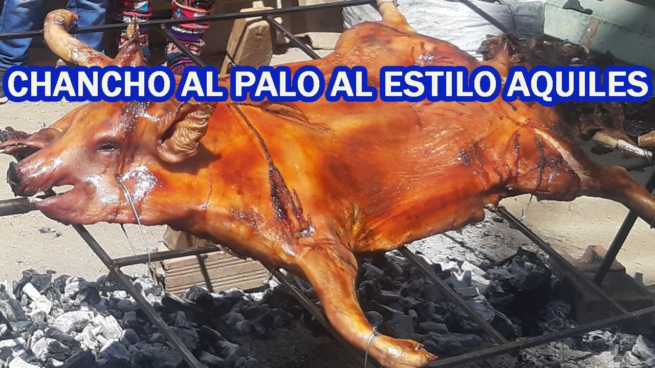 CHANCHO ASADO AL PALO